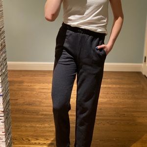 Gray Comfy Cozy Boxy Androgynous Sweatpants